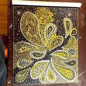 Hand painted cutting board